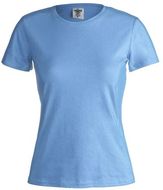 T-paita Women Colour T-Shirt "keya" WCS180, vaaleansininen liikelahja logopainatuksella